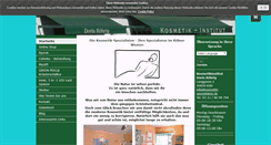 Desktop Screenshot of kosmetik-spezialisten.de